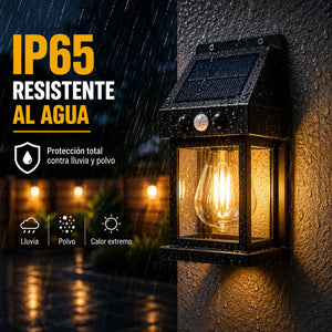 PACK LAMPARA SOLAR DE LUZ CALIDA MINIMALISTA